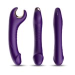 PRIME TOYS Tornado 360° Dönebilen Su Geçirmez G Nokta Uyarıcı Vibratör - Mor - Görsel 7