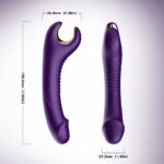 PRIME TOYS Tornado 360° Dönebilen Su Geçirmez G Nokta Uyarıcı Vibratör - Mor - Görsel 8
