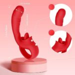 PRIME TOYS Vasana Klitoris ve G Spot Uyarıcı 2 in 1 Hareketli Orgazm Dil Vibratör - Görsel 6