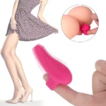 Ring Güçlü Titreşimli Parmağa Takılabilir Klitoris Uyarıcı Mini Parmak Vibratör - Görsel 3