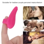 Ring Güçlü Titreşimli Parmağa Takılabilir Klitoris Uyarıcı Mini Parmak Vibratör - Görsel 4