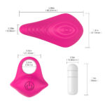 Ring Güçlü Titreşimli Parmağa Takılabilir Klitoris Uyarıcı Mini Parmak Vibratör - Görsel 6