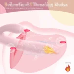 Romance of Spring Şarjlı Isıtmalı Titreşimli İleri Geri Hareketli 3 in 1 Rabbit Vibratör - Görsel 4