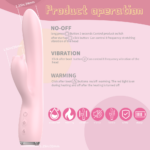 Romance of Spring Şarjlı Isıtmalı Titreşimli İleri Geri Hareketli 3 in 1 Rabbit Vibratör - Görsel 7