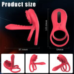 Barry Pro RCT - Şarjlı Uzaktan Kumandalı Çift Motorlu G Nokta Klitoris Uyarıcı Vibratör Titreşimli Testis ve Penis Halkası - Görsel 6