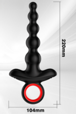Şarjlı Tutma Aparatlı Anal Beads Eğilebilir Çift Motorlu Güçlü Titreşimli Boncuk Anal Vibratör - Görsel 7