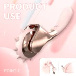 Seductive Wheel Şarjlı Çift Uçlu Kullanım G Nokta Uyarıcı 2 in 1 Gıdıklayıcı Masaj Vibratörü - Görsel 3