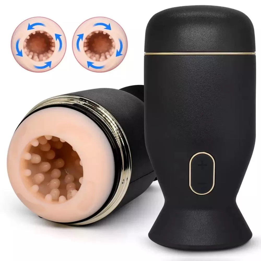 SOLO Şarjlı 360° Dönme Rotasyon Hareketli Realistik Tırtıklı Otomatik Mastürbatör - 1 SOLO Şarjlı 360° Dönme Rotasyon Hareketli Realistik Tırtıklı Otomatik Mastürbatör - Görsel 1
