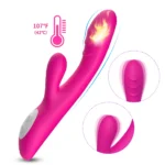 PRIME TOYS Spark Isıtmalı Klitoris ve G Spot Uyarıcı 2 in 1 Rabbit Vibratör - Pembe - Görsel 2