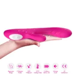 PRIME TOYS Spark Isıtmalı Klitoris ve G Spot Uyarıcı 2 in 1 Rabbit Vibratör - Pembe - Görsel 4