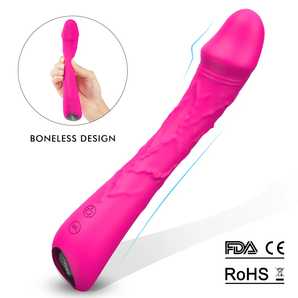 Sunshine Şarjlı Esnek Bükülebilir G Nokta Uyarıcı Güçlü Titreşimli Yumuşak Yapay Penis Vibratör - 1 Sunshine Şarjlı Esnek Bükülebilir G Nokta Uyarıcı Güçlü Titreşimli Yumuşak Yapay Penis Vibratör - Görsel 1