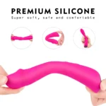 Sunshine Şarjlı Esnek Bükülebilir G Nokta Uyarıcı Güçlü Titreşimli Yumuşak Yapay Penis Vibratör - Görsel 3