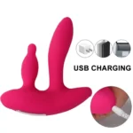 TALON Kablosuz Kumandalı Anal Vajina ve Klitoris Uyarıcı 3 in 1 Lay-On Vibratör - Görsel 2