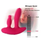 TALON Kablosuz Kumandalı Anal Vajina ve Klitoris Uyarıcı 3 in 1 Lay-On Vibratör - Görsel 3