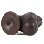 Tam Testisli Hareketli Deri Ultra Yumuşak Çift Katmanlı Zenci Penis 20 CM - Sliding Skin Dual Layer Dong Whole Testicle - Görsel 4