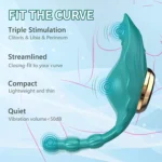PRIME TOYS Telefon Kontrollü Manyetik Klipsli Külot İçi Giyilebilir Panty App 3 in 1 Vibratör - Görsel 5