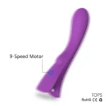 TOPS Anal ve G Nokta Uyarıcı Su Geçirmez Wand Massager Vibratör Dildo - Görsel 3