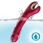PRIME TOYS Tornado 360° Dönebilen Su Geçirmez G Nokta Uyarıcı Vibratör - Bordo - Görsel 5