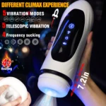 Traveler 1 Gen. Isıtmalı İnleme Sesli İleri Geri Hareket Emiş Titreşimli Vajina Otomatik Mastürbatör - Görsel 2