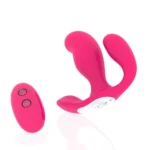 TRI-WE Kablosuz Kumandalı Manyetik Şarjlı 3 in 1 Giyilebilir Vibratör - Pembe - Görsel 2