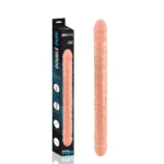 Ultra Soft Realistic Double Ended Dildo Yumuşak Doku Gerçekçi Çift Taraflı Realistik Yapay Penis 33 CM
