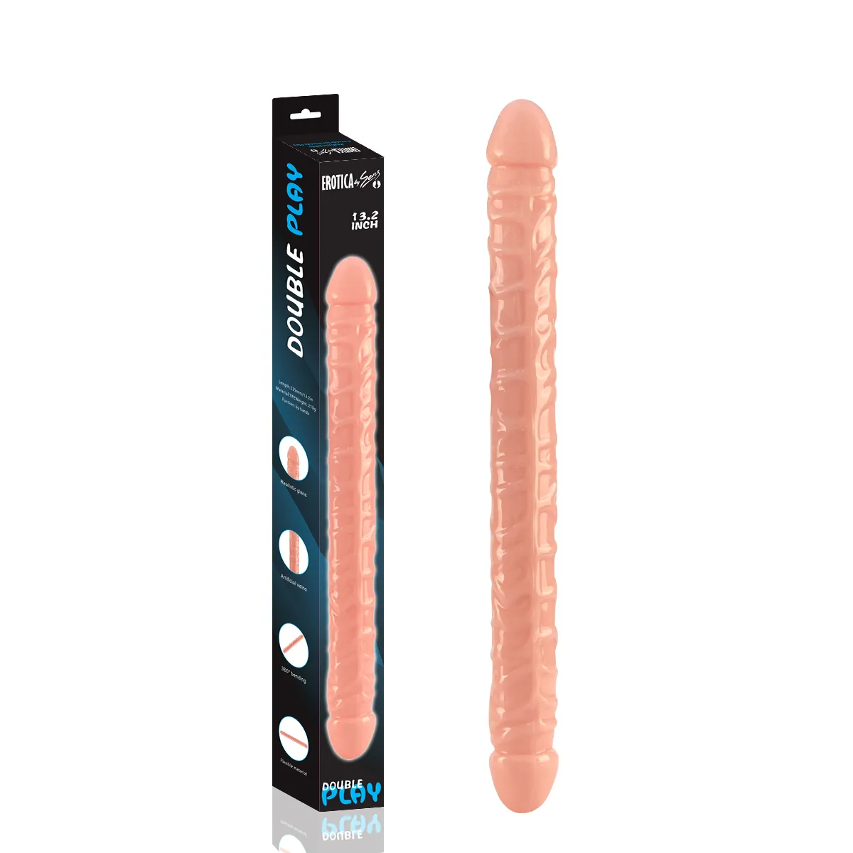 Ultra Soft Realistic Double Ended Dildo Yumuşak Doku Gerçekçi Çift Taraflı Realistik Yapay Penis 33 CM - 1 Ultra Soft Realistic Double Ended Dildo Yumuşak Doku Gerçekçi Çift Taraflı Realistik Yapay Penis 33 CM - Görsel 1