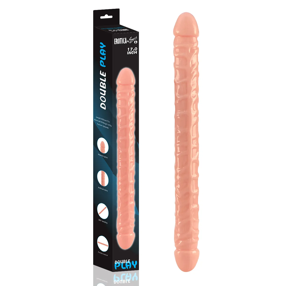 Ultra Soft Realistic Double Ended Dildo Yumuşak Doku Gerçekçi Çift Taraflı Büyük Boy Realistik Yapay Penis 43 CM - 1 Ultra Soft Realistic Double Ended Dildo Yumuşak Doku Gerçekçi Çift Taraflı Büyük Boy Realistik Yapay Penis 43 CM - Görsel 1