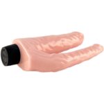 Ultra Soft Realistic Double Penetrator Dildo Vibrator Yumuşak Doku Gerçekçi Çift Taraflı Titreşimli Realistik Yapay Penis - Görsel 3