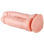 Ultra Soft Realistic Double Penetrator Dildo Yumuşak Doku Gerçekçi Çift Taraflı Realistik Yapay Penis - Görsel 6