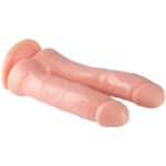 Ultra Soft Realistic Double Penetrator Dildo Yumuşak Doku Gerçekçi Çift Taraflı Realistik Yapay Penis - Görsel 7