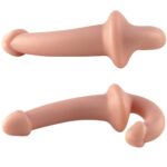 Ultra Soft Realistic Strapless Strap-on Double Dildo Yumuşak Doku Gerçekçi Çift Taraflı Realistik Yapay Penis - Görsel 6