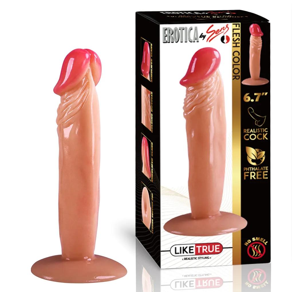 UNIQUE Realistik Dokuda Dildo Vantuzlu Gerçekçi Yapay Penis 17 CM - 1 UNIQUE Realistik Dokuda Dildo Vantuzlu Gerçekçi Yapay Penis 17 CM - Görsel 1