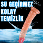 UNIQUE Realistik Dokuda Dildo Vantuzlu Gerçekçi Yapay Penis 21 CM - Görsel 7