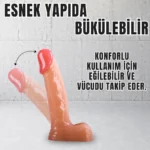 UNIQUE Realistik Dokuda Mini Dildo Gerçekçi Yapay Penis 12 CM - Görsel 4