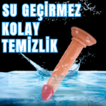 UNIQUE Realistik Dokuda Mini Dildo Vantuzlu Gerçekçi Yapay Penis 14 CM - Görsel 7