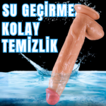 UNIQUE XL Realistik Dokuda Damarlı Kalın Dildo Vantuzlu Büyük Boy Gerçekçi Yapay Penis 30 CM - Görsel 7