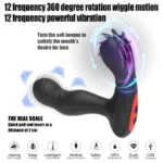 Uzaktan Kumandalı Akıllı Isıtmalı Dil Hareketli ve Titreşimli G-Spot Uyarıcı Su Geçirmez 2 in 1 Vibratör - Görsel 2