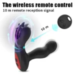 Uzaktan Kumandalı Akıllı Isıtmalı Dil Hareketli ve Titreşimli G-Spot Uyarıcı Su Geçirmez 2 in 1 Vibratör - Görsel 3