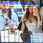 Uzaktan Kumandalı Telefon Kontrollü Şarjlı İleri Geri Hareketli Klitoris Uyarıcı Külot İçi Vibratör - Görsel 2