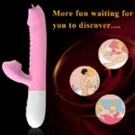 V30 - Şarjlı Akıllı Isıtmalı İleri Geri ve Dil Hareketli G-Spot ve Klitoris Emiş Uyarıcı 2 in 1 Rabbit Vibratör - Görsel 2