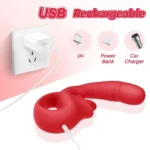 PRIME TOYS Vasana Klitoris ve G Spot Uyarıcı 2 in 1 Hareketli Orgazm Dil Vibratör - Görsel 5