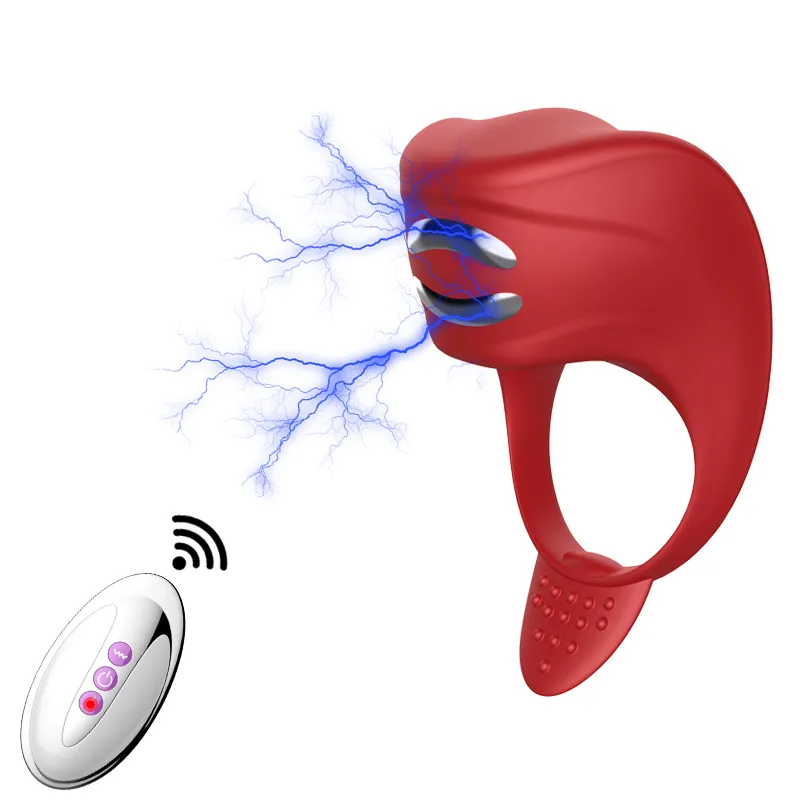 Zeus - Şarjlı Uzaktan Kumandalı Su Geçirmez Electro Stim ve Güçlü Titreşimli Klitoris Uyarıcı Penis Yüzüğü - 1 Zeus - Şarjlı Uzaktan Kumandalı Su Geçirmez Electro Stim ve Güçlü Titreşimli Klitoris Uyarıcı Penis Yüzüğü - Görsel 1