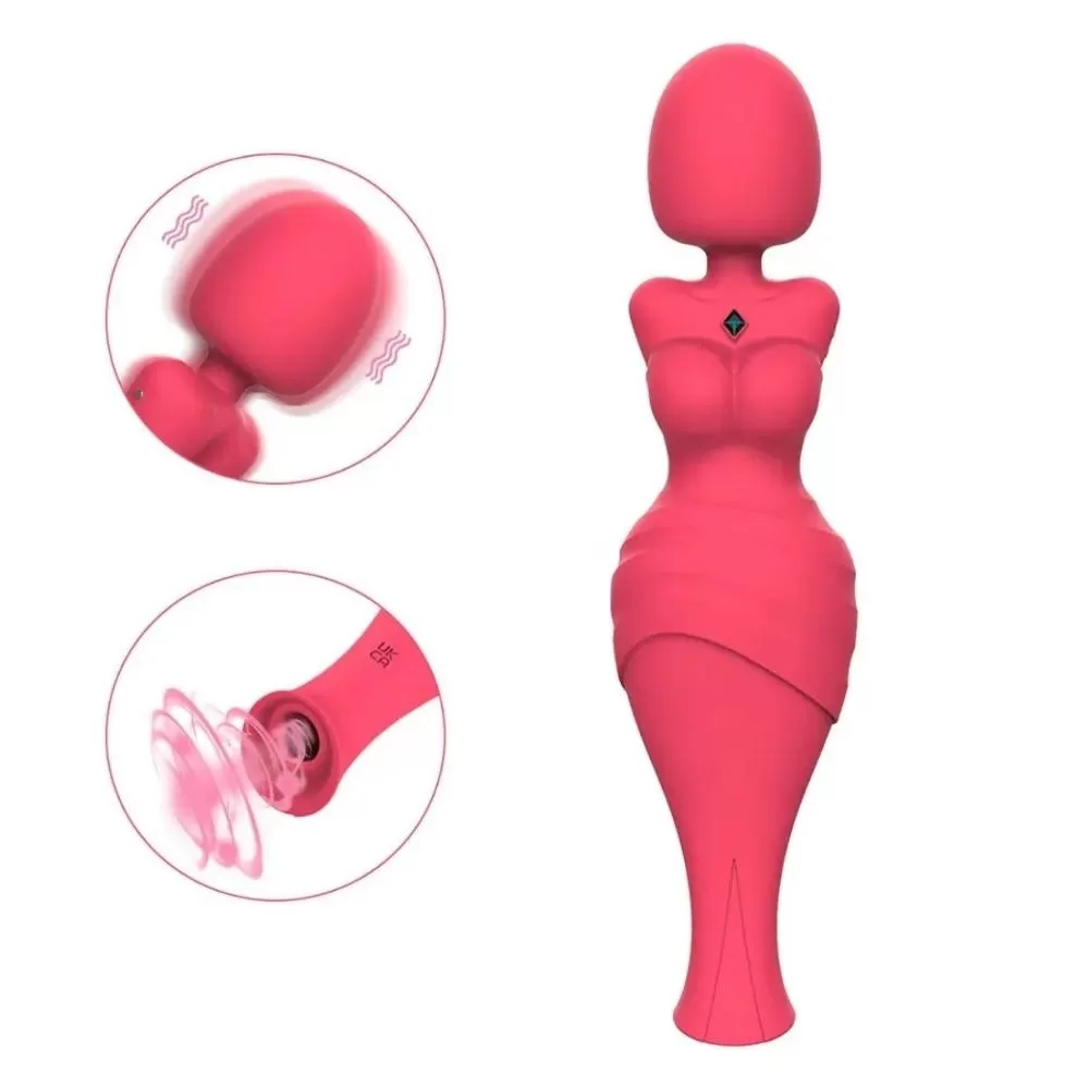 ZIVA Çift Taraflı Klitoris Emiş Güçlü ve Titreşimli Uyarıcı AV Wand Massager - 1 ZIVA Çift Taraflı Klitoris Emiş Güçlü ve Titreşimli Uyarıcı AV Wand Massager - Görsel 1